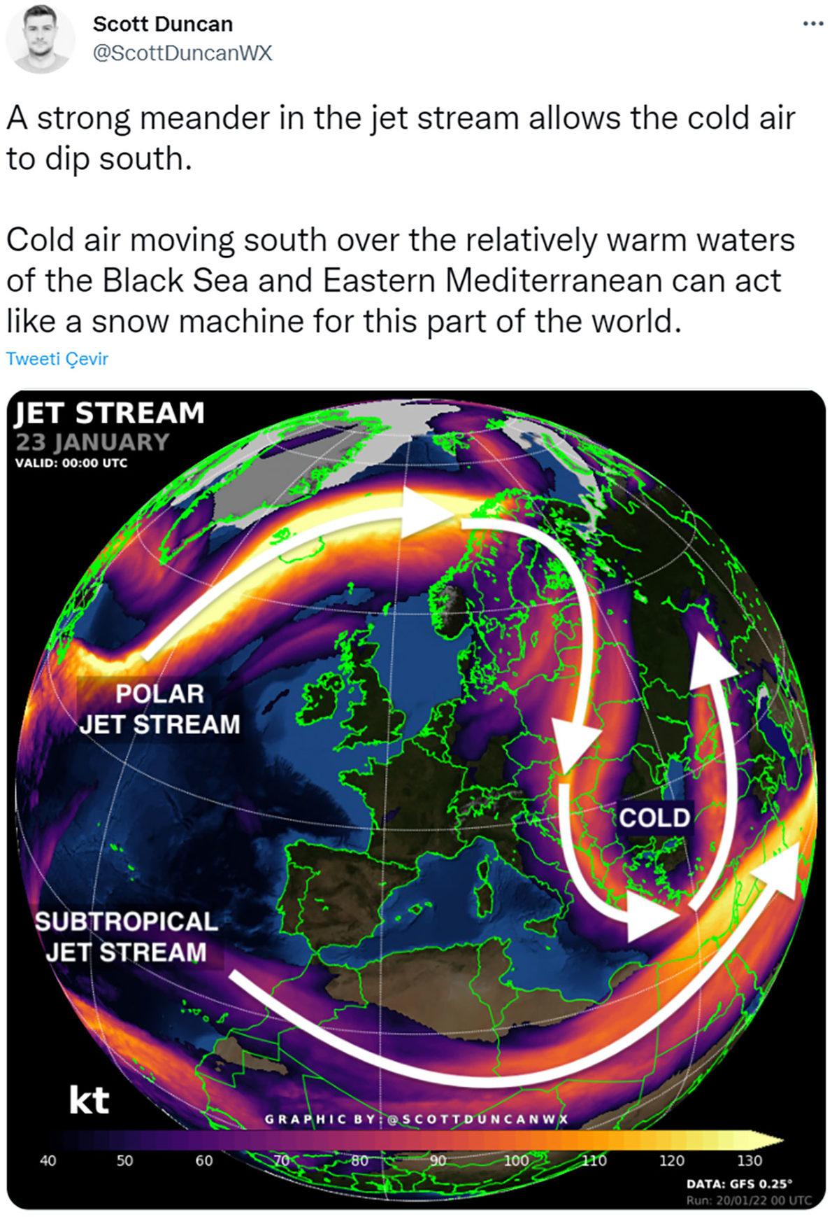 Türkiye’deki Kar Fırtınası Uzaydan Görüntülendi: Felaketin Geldiği Günler Öncesinden Belliymiş [Video]