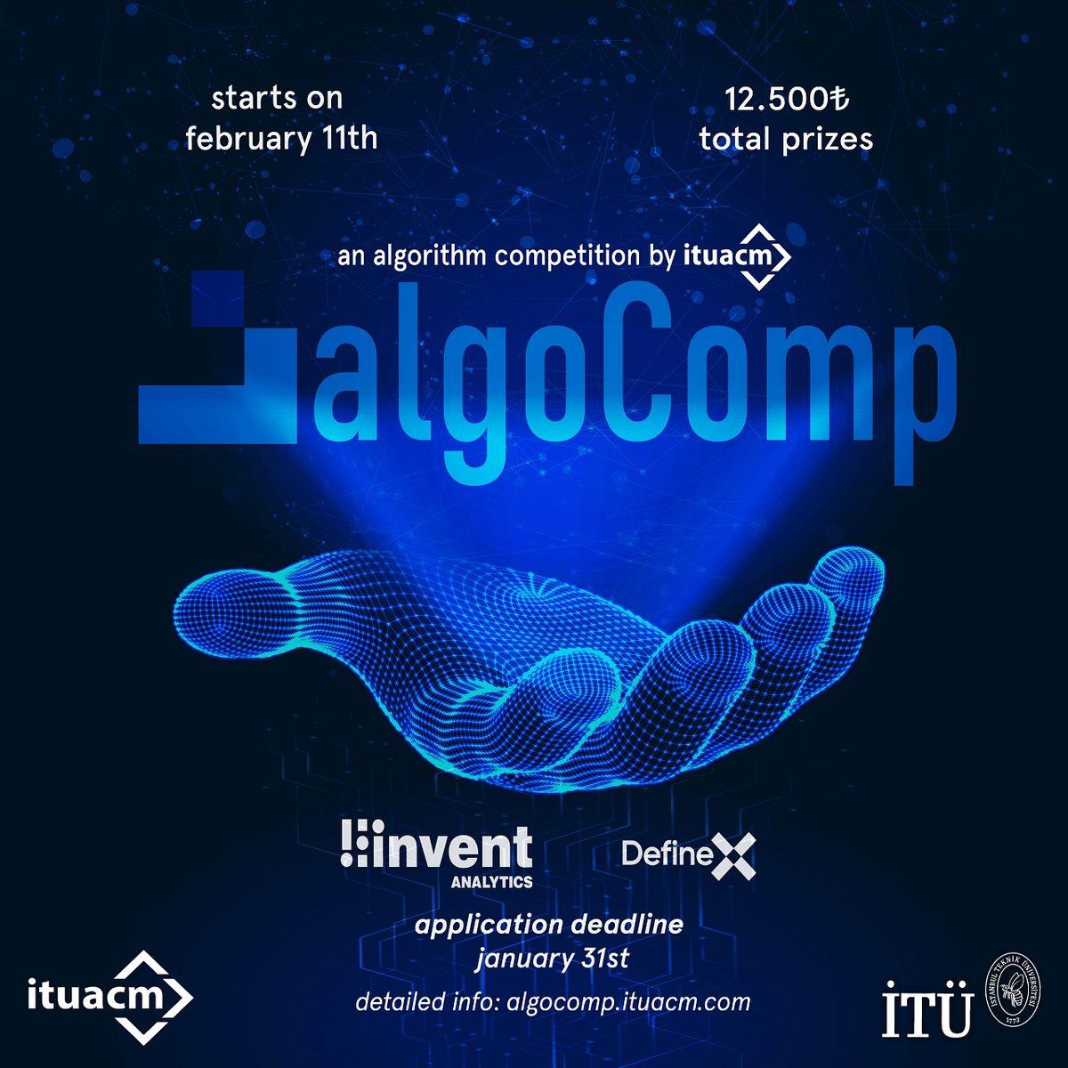 Ödüllü Algoritma Tabanlı Yazılım Yarışması algoComp’22 Başvuruları Başladı