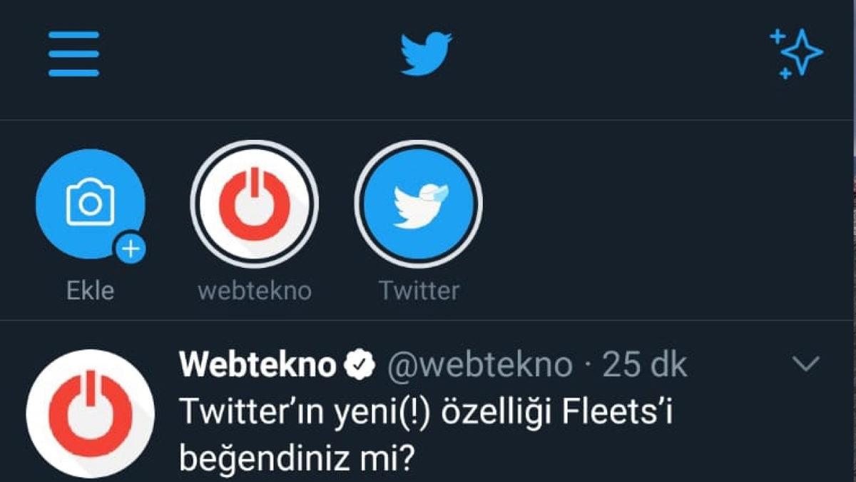 Twitter’ın Hikayeler Özelliği Fleets, Türkiye’de Kullanıma Sunuldu