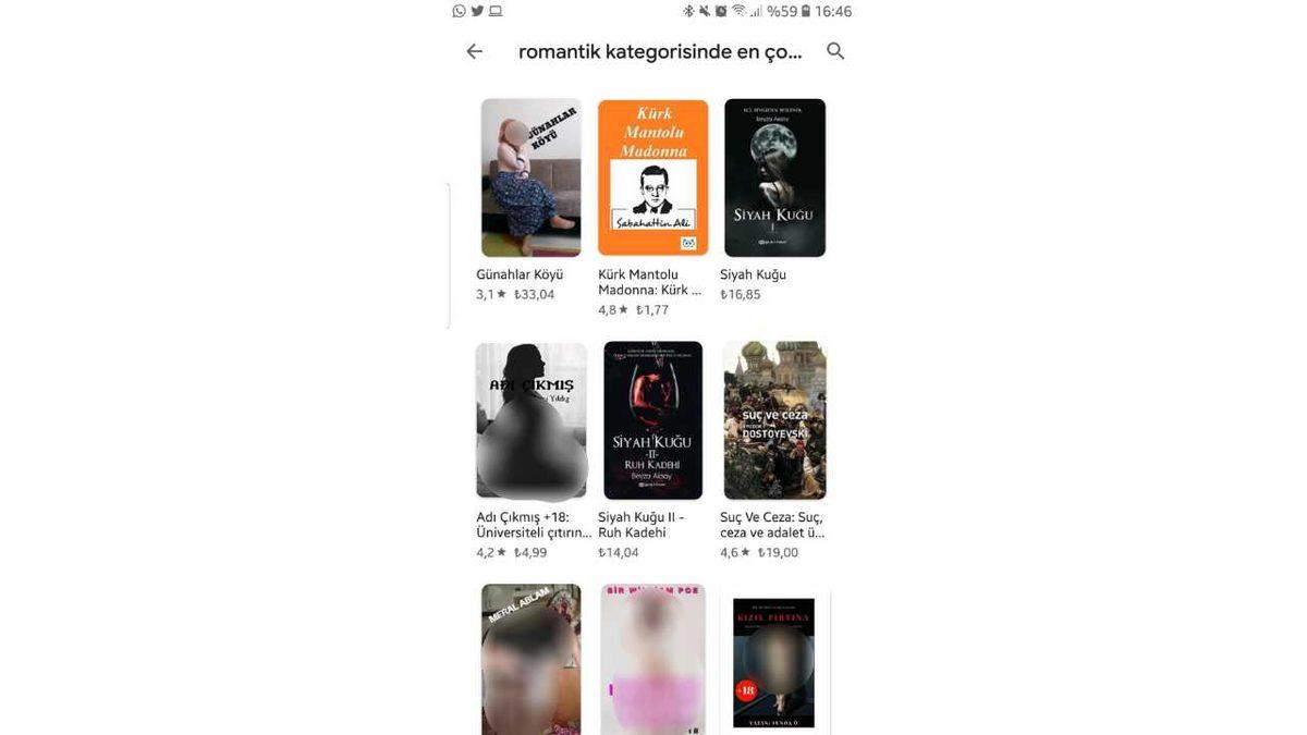 Google Play Store’un İnsanı Kitap Okumaktan Soğutan E-Kitap Bölümündeki 18+ Sorunu