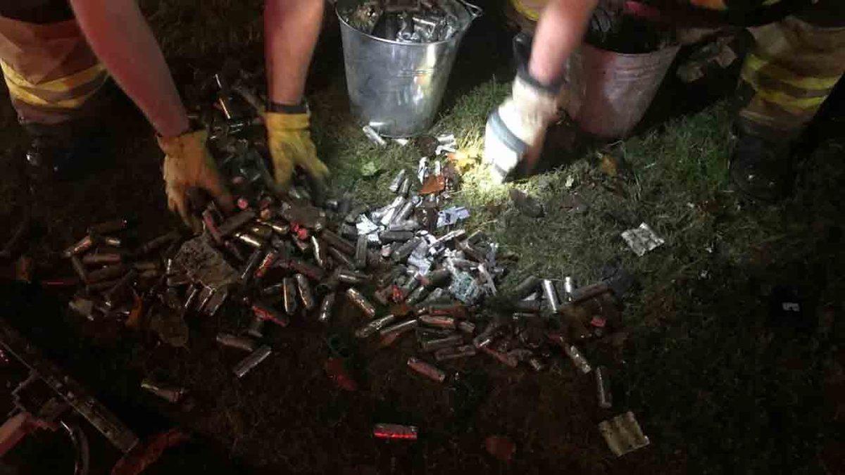 Kaza Yapan Tesla Model 3’ün Batarya Hücreleri, Şarapnel Gibi Saçıldı