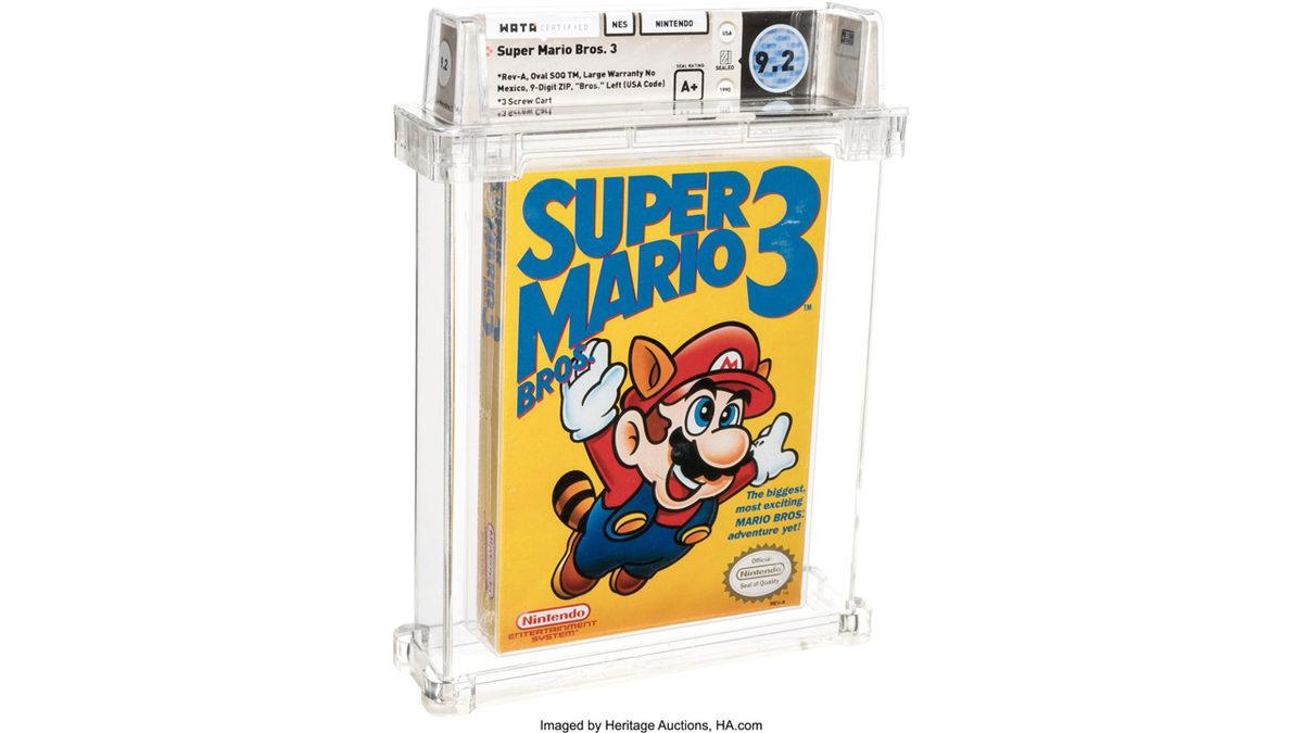 İlk Günkü Hali Gibi Korunan 32 Yıllık Mario Oyunu, 156 Bin Dolara Satıldı