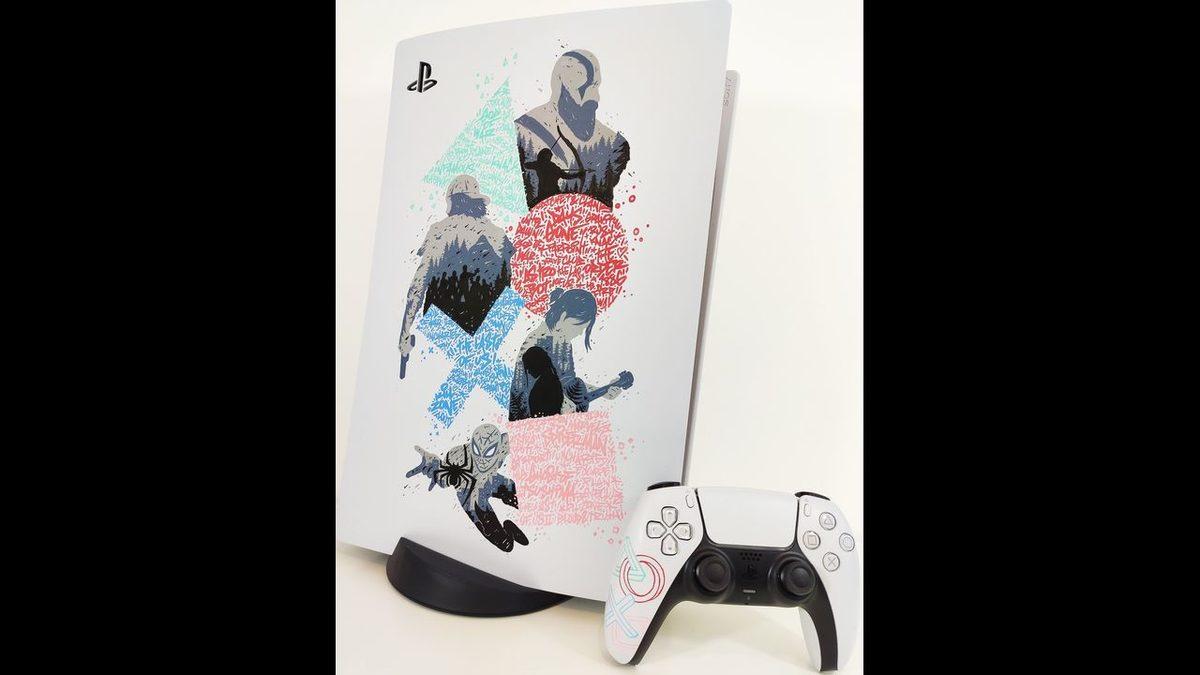 Bir Tasarımcı, Kendi Elleriyle Boyadığı Özel PlayStation 5 Tasarımını Paylaştı