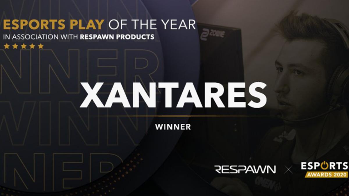 Türk CS:GO Oyuncusu XANTARES, Esports Awards 2020 ’Yılın En İyi Oyun Anı’  Ödülünü Kazandı