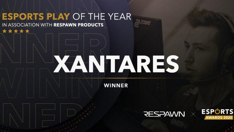 Türk CS:GO Oyuncusu XANTARES, Esports Awards 2020 ’Yılın En İyi Oyun Anı’  Ödülünü Kazandı