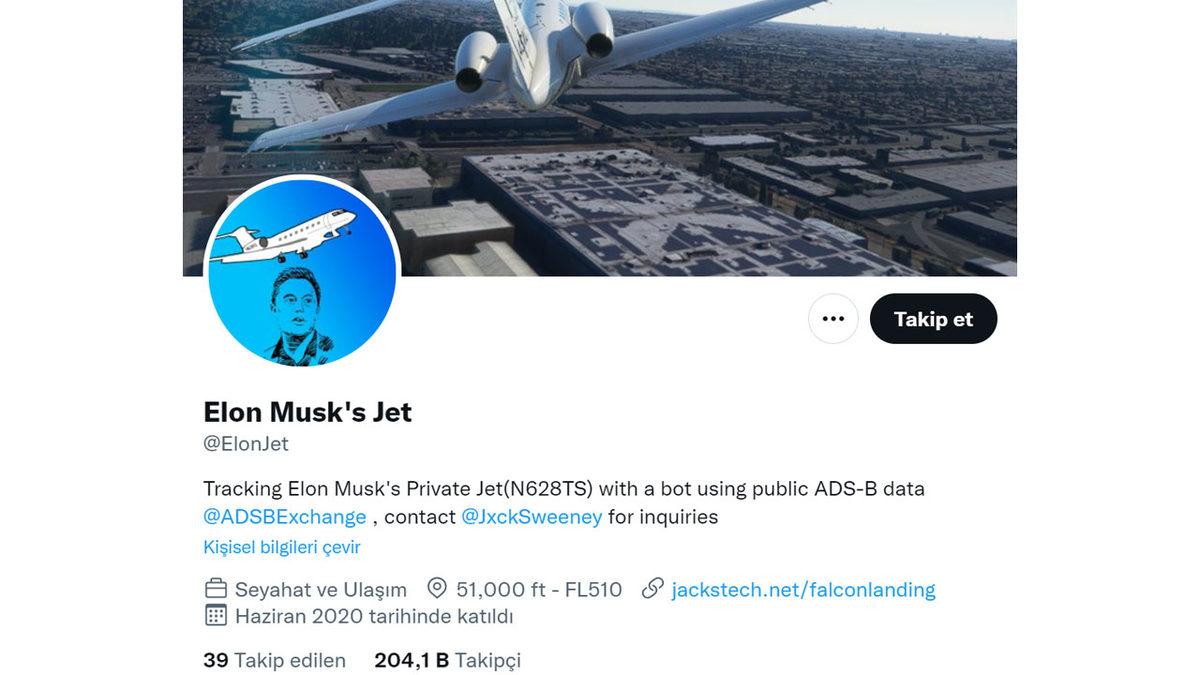 Elon Musk, Özel Jetini Adım Adım Takip Eden Genci ’Parayla’ Kandıramadı: 
