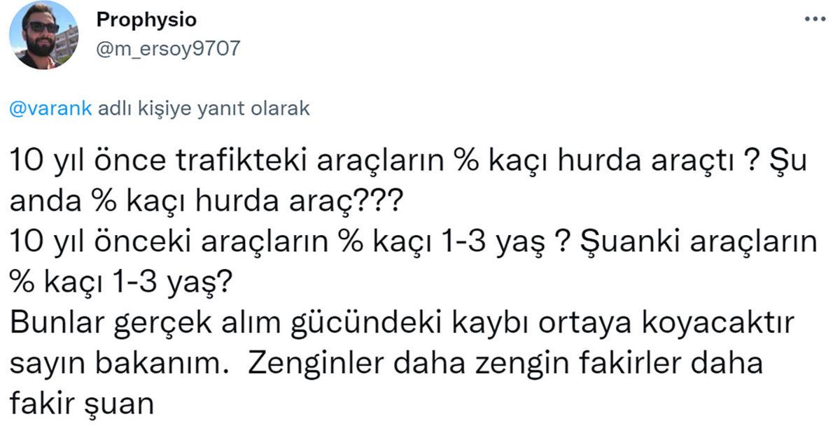 Teknoloji Bakanı’ndan Tartışma Yaratan Açıklama: Hane Başına Düşen Araç Sayısı Yarı Yarıya Arttı