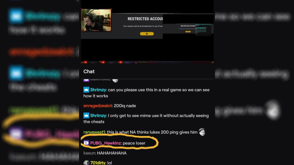 Hile Yapan PUBG Yayıncısı Canlı Yayında Banlandı