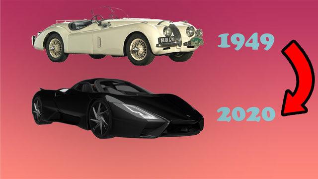 1950’den Günümüze Kadar Son 72 Yılın En Hızlı Arabaları [Video]