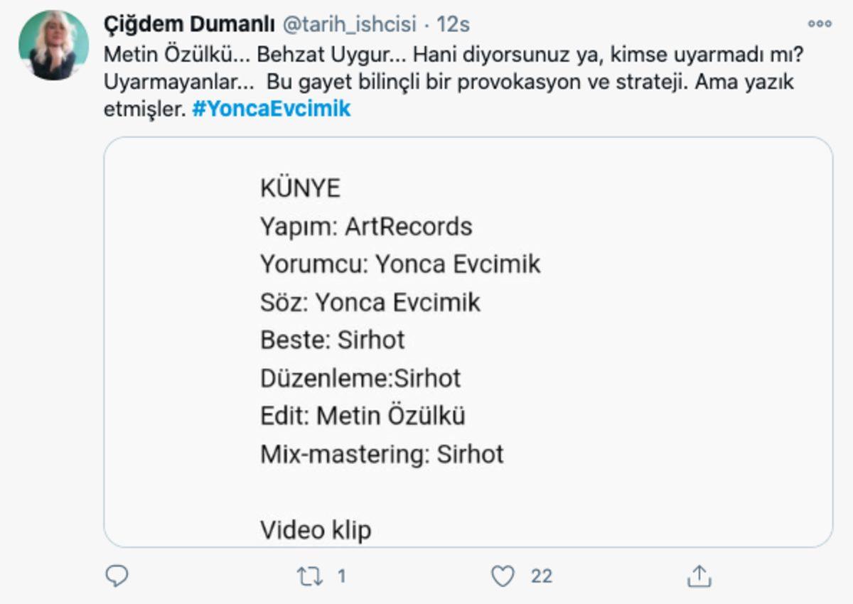 Yonca Evcimik’in İnterneti Allak Bullak Eden ’Ayıp Şeyler’ Şarkısı ve Gelen Tepkiler