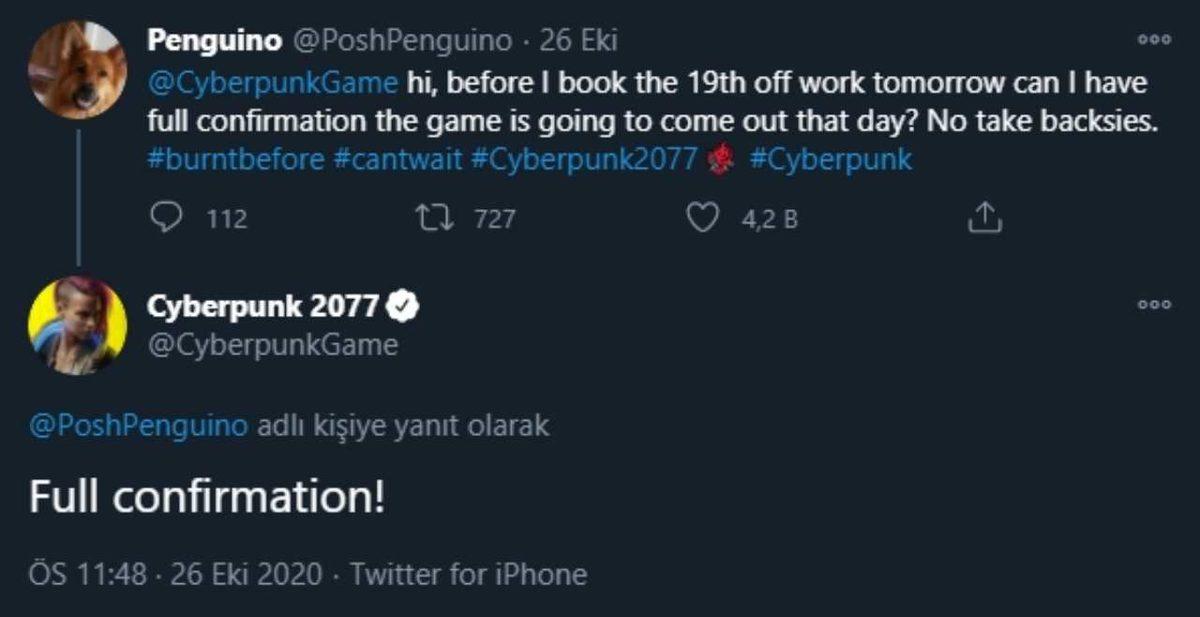 CD Projekt Red: Cyberpunk 2077 Kesin Olarak 10 Aralık’ta Çıkacak