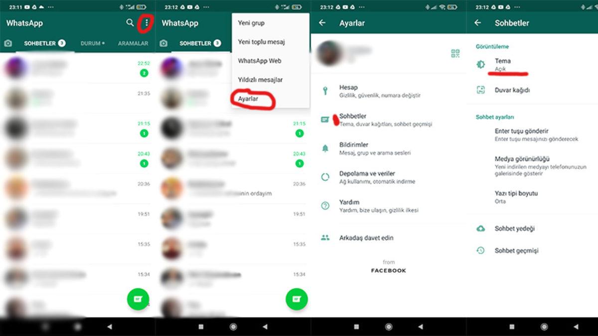 Karanlık Mod Desteği Sunan Android Uygulamaları