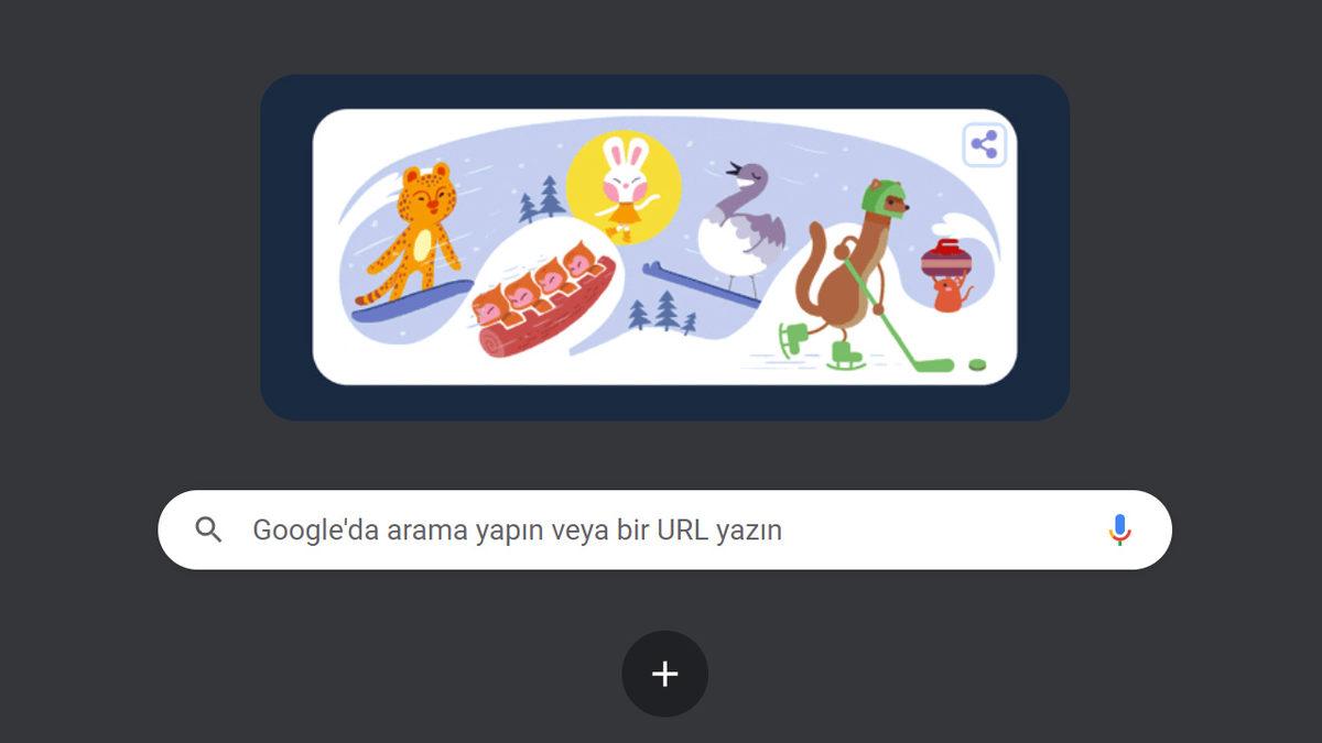 Google’dan Pekin Kış Olimpiyatlarına Özel Cıvıl Cıvıl Doodle