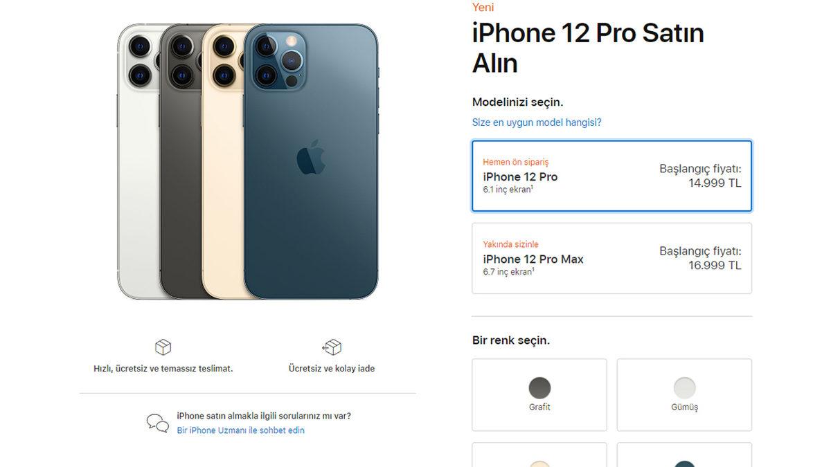 iPhone 12 mini ve iPhone 12 Pro Max’in Türkiye Ön Sipariş ve Satış Tarihi Belli Oldu