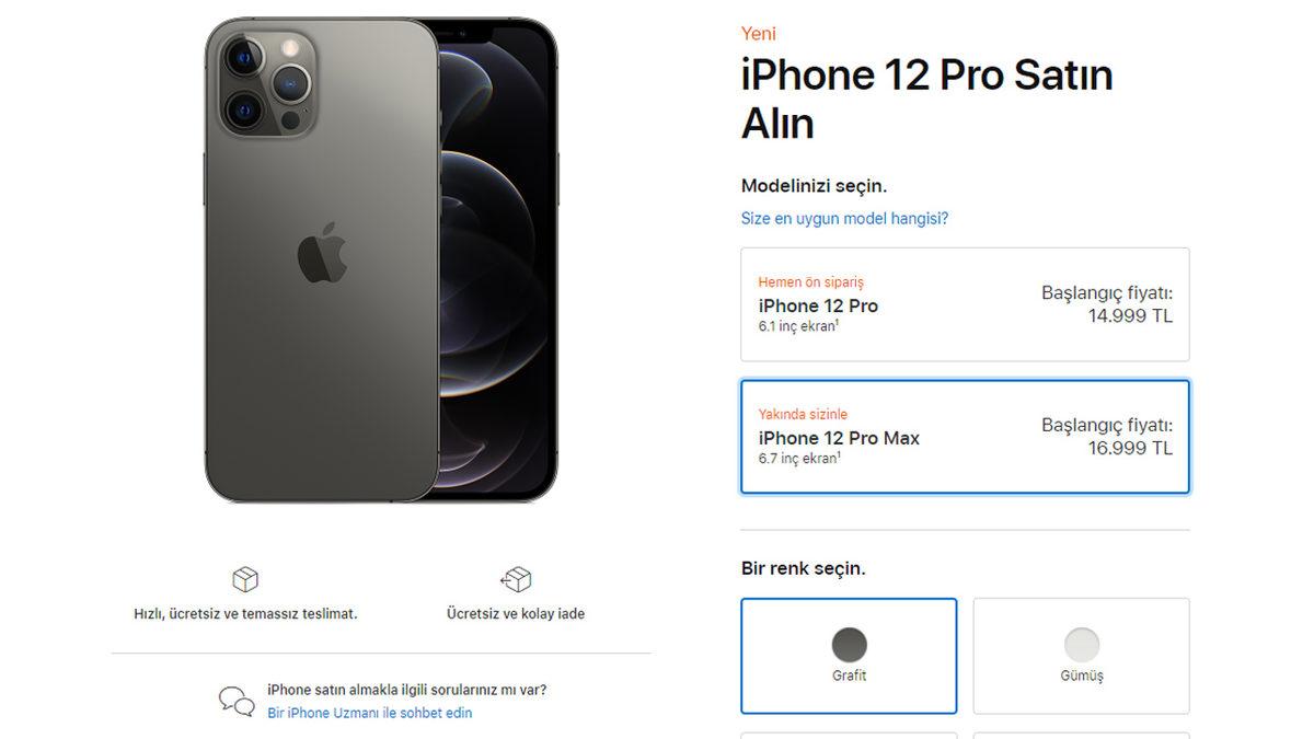 iPhone 12 mini ve iPhone 12 Pro Max’in Türkiye Ön Sipariş ve Satış Tarihi Belli Oldu
