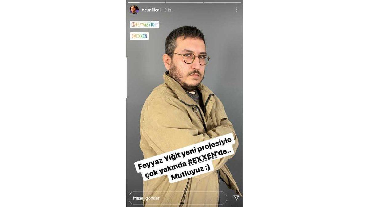 Acun Ilıcalı, Exxen İçin Feyyaz Yiğit ile Anlaştığını Duyurdu
