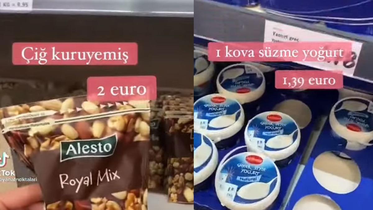 Belçika’da 10 Euro ile Yapılan Market Alışverişinin Videosu Sosyal Medyada Viral Oldu
