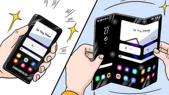 Samsung Display, İki Kez Katlanan Bir Akıllı Telefon Ekranı Geliştiriyor