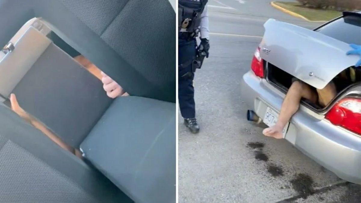 Arabasının Bagajında Çıplak Bir Adam Bulan Kadının Videosu Viral Oldu: Günlerce Orada Yaşamış [Video]