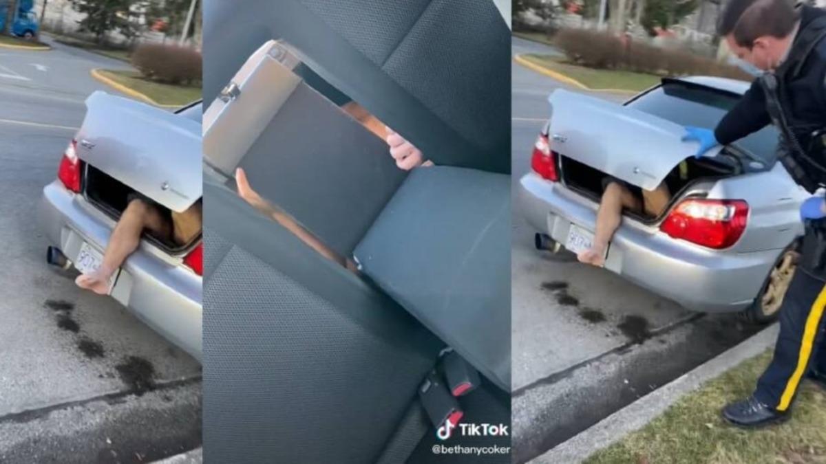 Arabasının Bagajında Çıplak Bir Adam Bulan Kadının Videosu Viral Oldu: Günlerce Orada Yaşamış [Video]