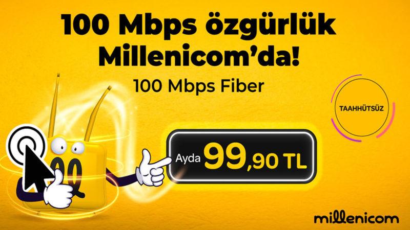 Millenicom’dan Şubat Ayına Özel Kampanya: 100 Mbps İnternet Sadece 99 TL