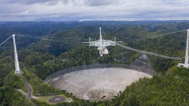 57 Yıldır Gökyüzünü Gözetleyen Arecibo Gözlemevi Çöktü