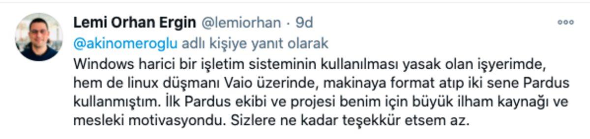 Yerli İşletim Sistemi Pardus’un Eski Mühendislerinden Duygulandıran Paylaşımlar