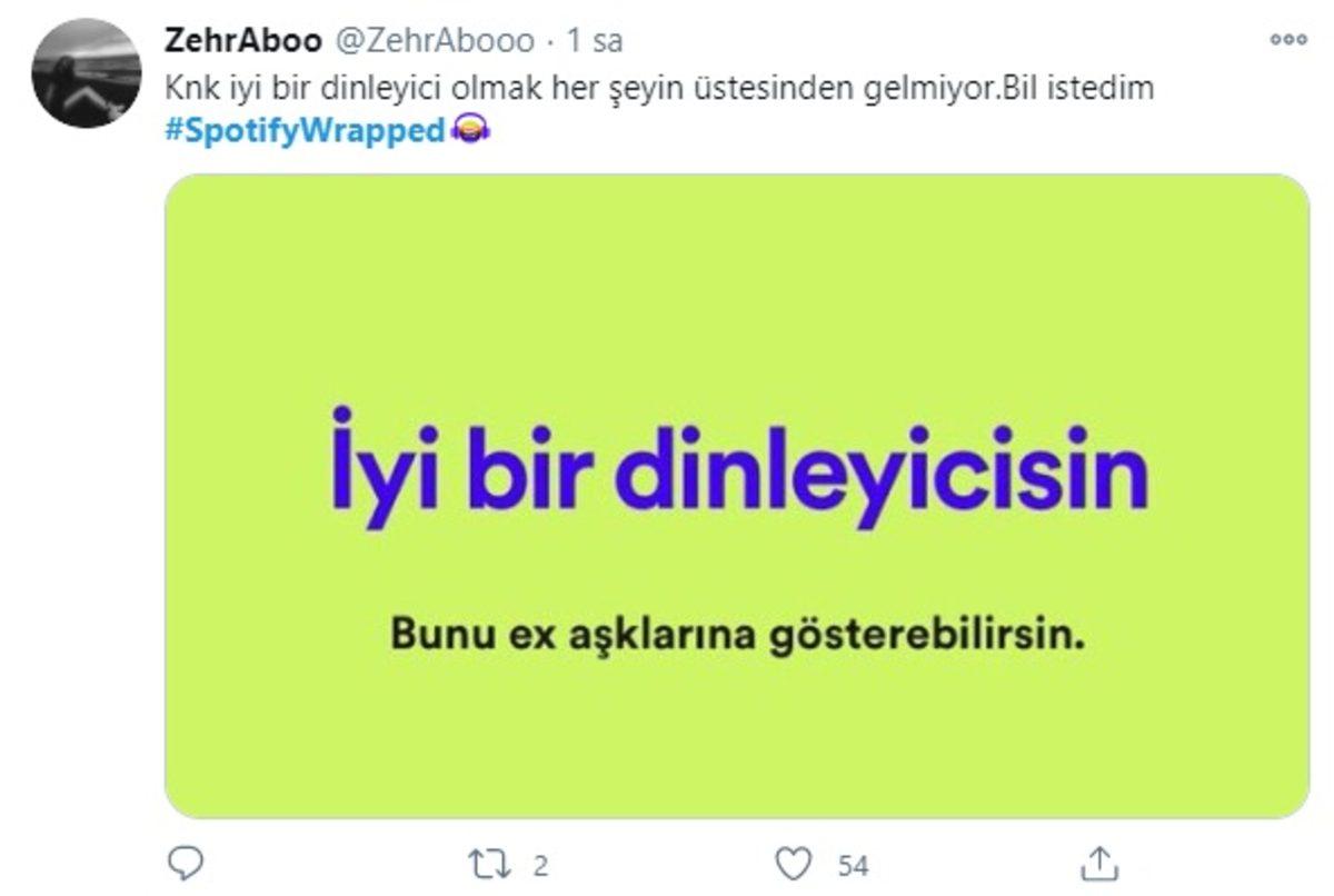 Spotify’ın ’2020 Özeti’ Listesine Twitter’dan Gelen Eğlenceli Paylaşımlar