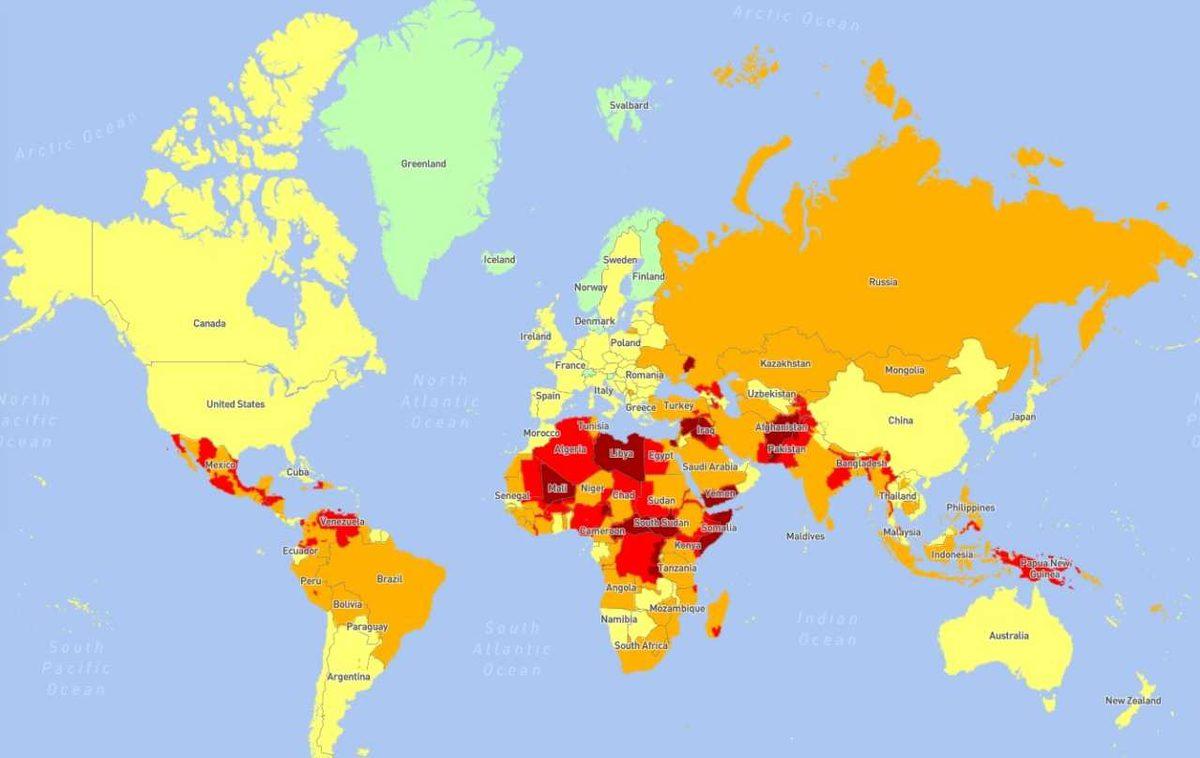 Dünyanın En Tehlikeli Ülkeleri Açıklandı: Türkiye Listenin Neresinde?