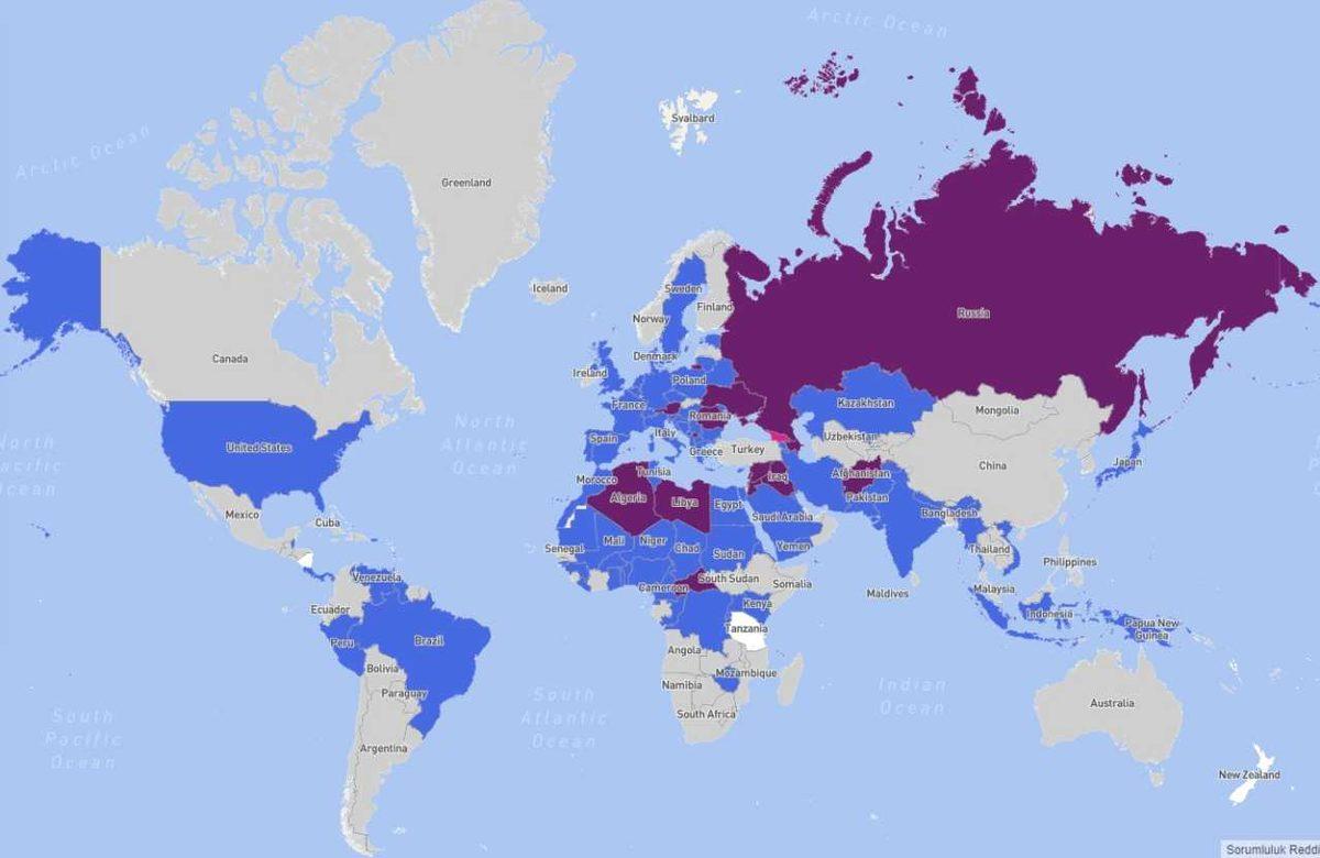 Dünyanın En Tehlikeli Ülkeleri Açıklandı: Türkiye Listenin Neresinde?