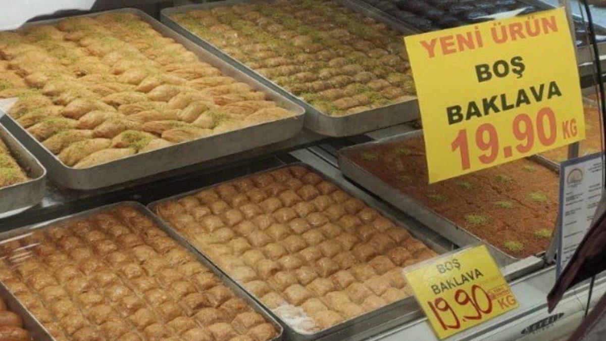 Tartışma Yaratan İçi Boş ’Baklava’ Satışı Sosyal Medyanın Gündeminde: İşte Gelen Tepkiler