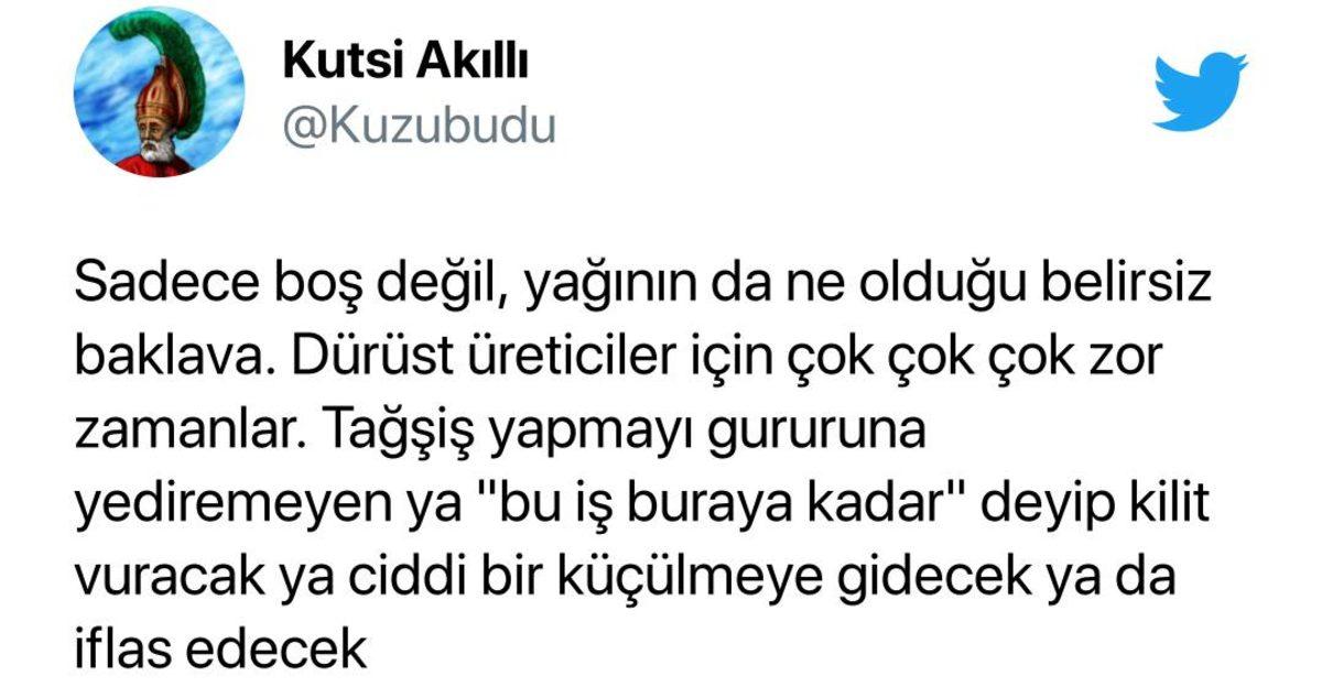 Tartışma Yaratan İçi Boş ’Baklava’ Satışı Sosyal Medyanın Gündeminde: İşte Gelen Tepkiler