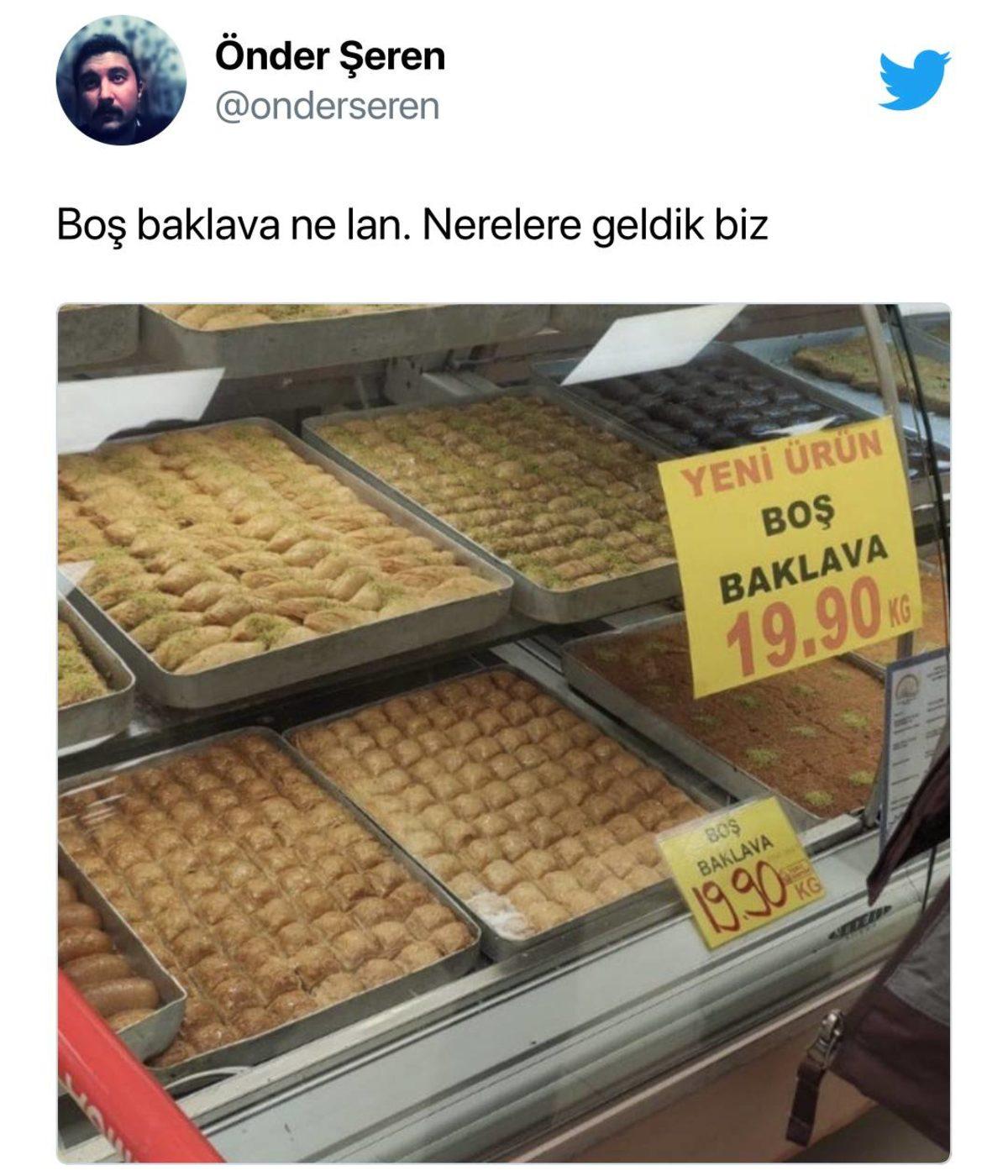 Tartışma Yaratan İçi Boş ’Baklava’ Satışı Sosyal Medyanın Gündeminde: İşte Gelen Tepkiler