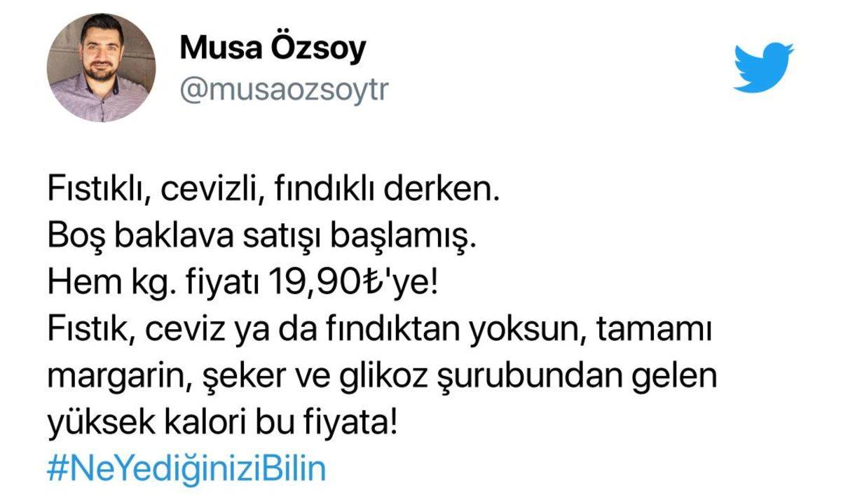 Tartışma Yaratan İçi Boş ’Baklava’ Satışı Sosyal Medyanın Gündeminde: İşte Gelen Tepkiler
