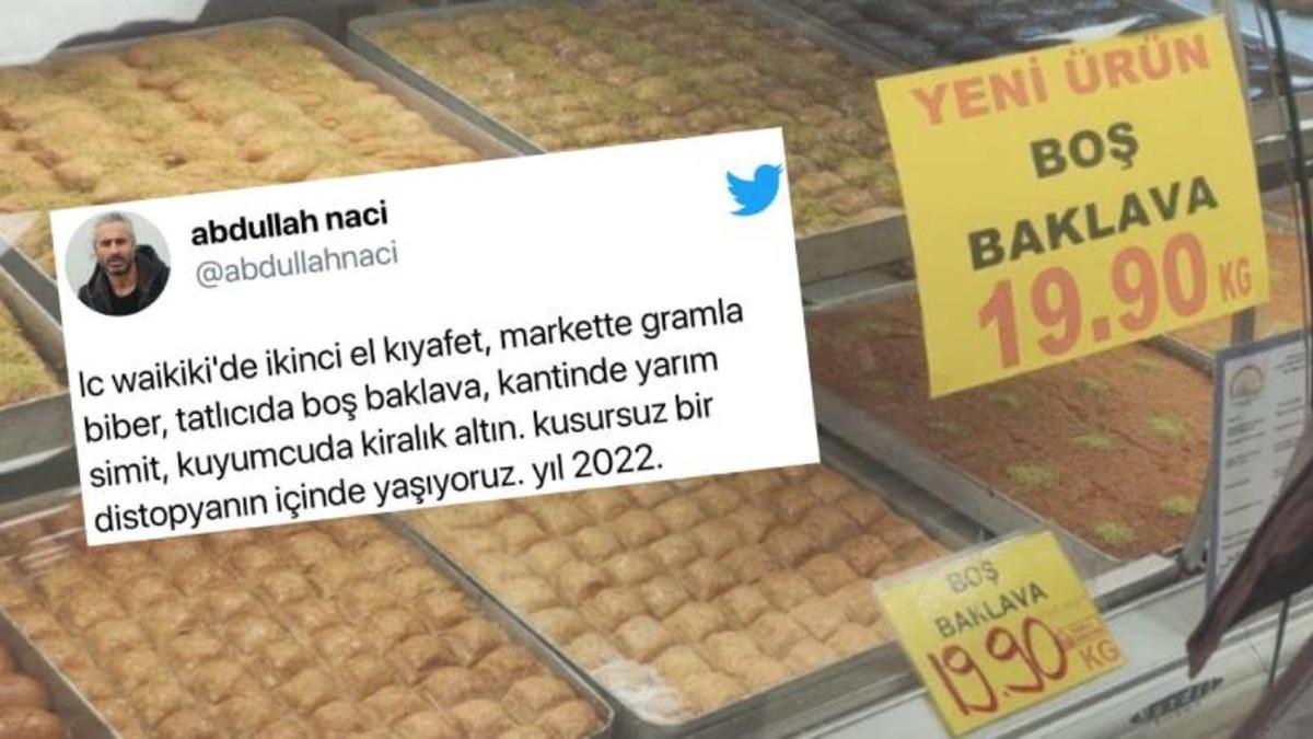 Tartışma Yaratan İçi Boş ’Baklava’ Satışı Sosyal Medyanın Gündeminde: İşte Gelen Tepkiler