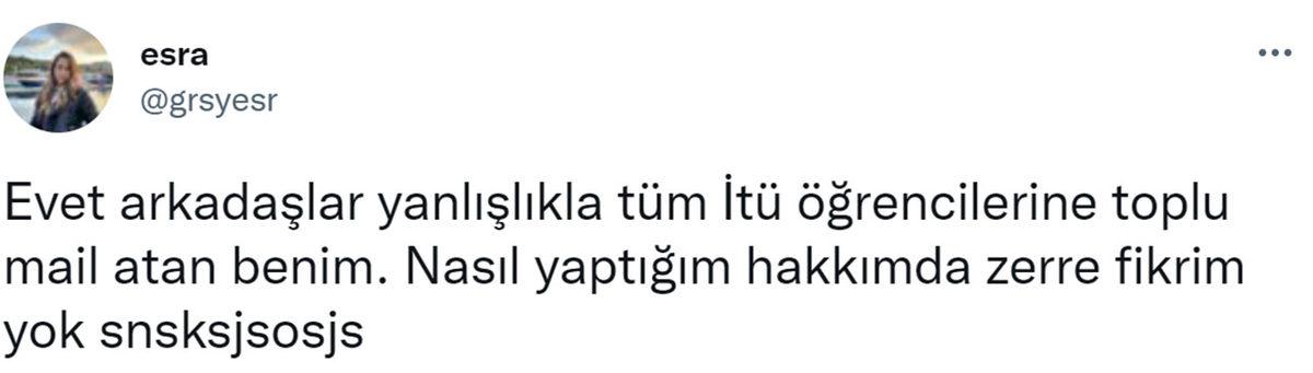 Yanlışlıkla Tüm Üniversiteye Burs E-Postası Atan İTÜ Öğrencisi Sosyal Medyada Gündem Oldu