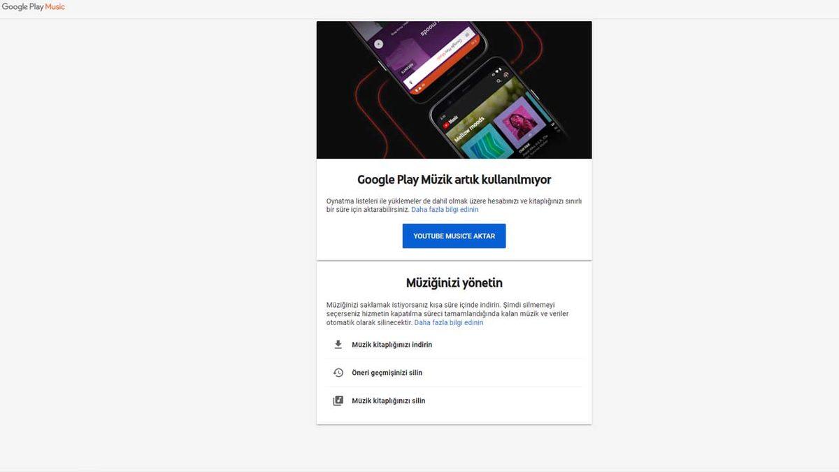 O Artık Yok: Google, Play Müzik Hizmetinin Fişini Resmen Çekti