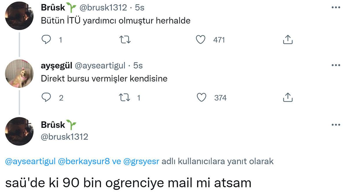 Yanlışlıkla Tüm Üniversiteye Burs E-Postası Atan İTÜ Öğrencisi Sosyal Medyada Gündem Oldu