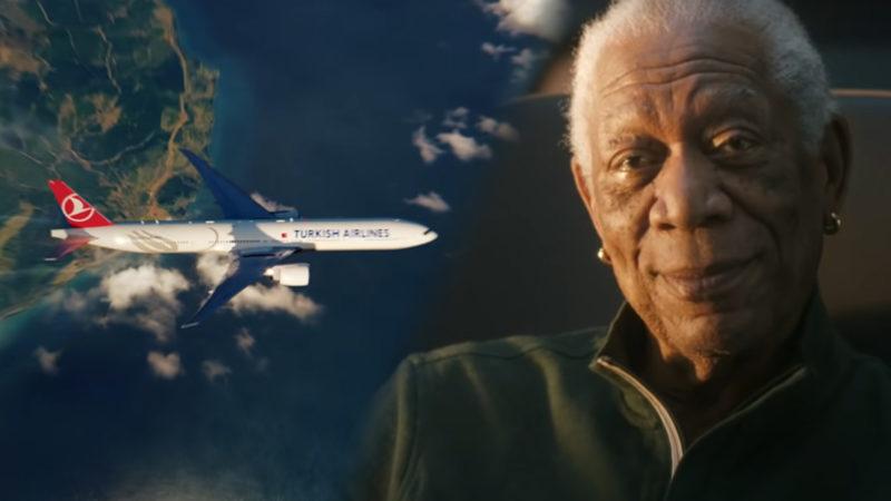 Türk Hava Yolları, Morgan Freeman ile Reklam Filmi Çekti [Video]