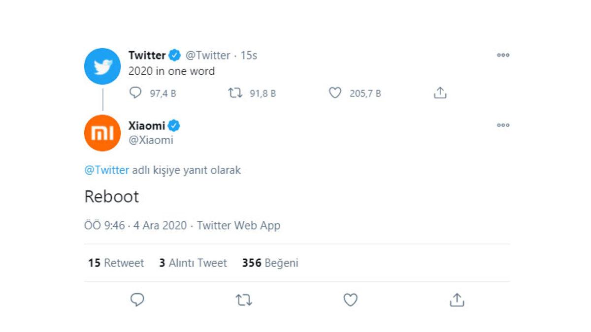 Twitter’ın ’2020’yi Tek Kelimeyle Anlat’ Paylaşımına Teknoloji Devlerinden Gelen Yanıtlar