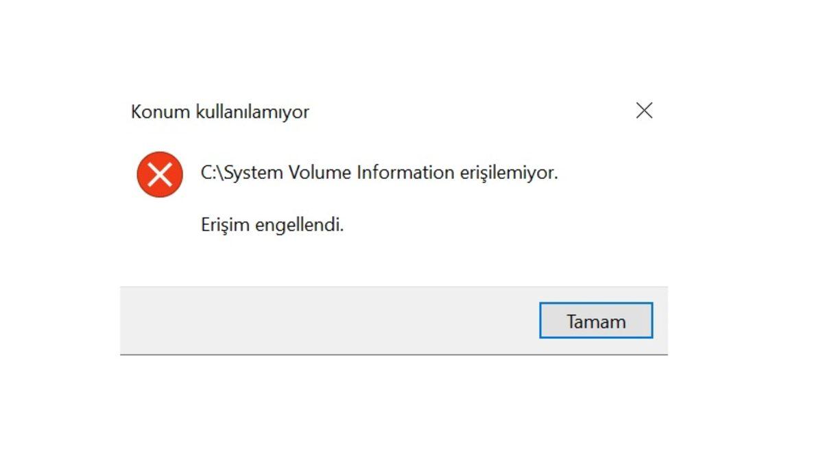 USB Belleklerdeki ’System Volume Information’ Dosyası Nasıl Silinir?
