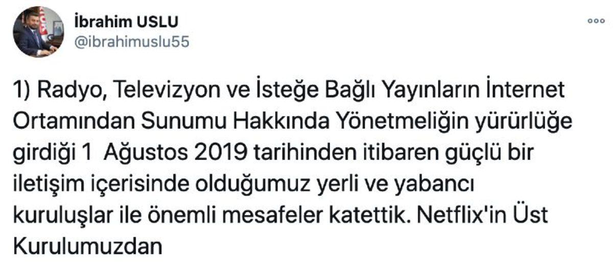 RTÜK’ten Netflix’in İstanbul’da Ofis Açmaya Karar Vermesiyle İlgili Yeni Açıklama