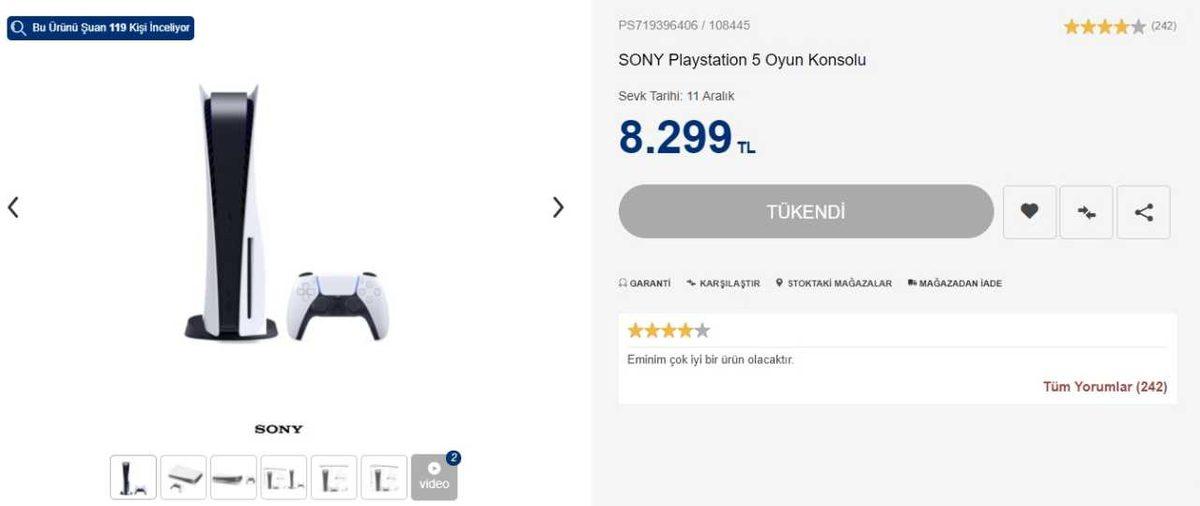 PlayStation 5’in Türkiye’de Stoklarda Bulunacağı Tarih Açığa Çıktı