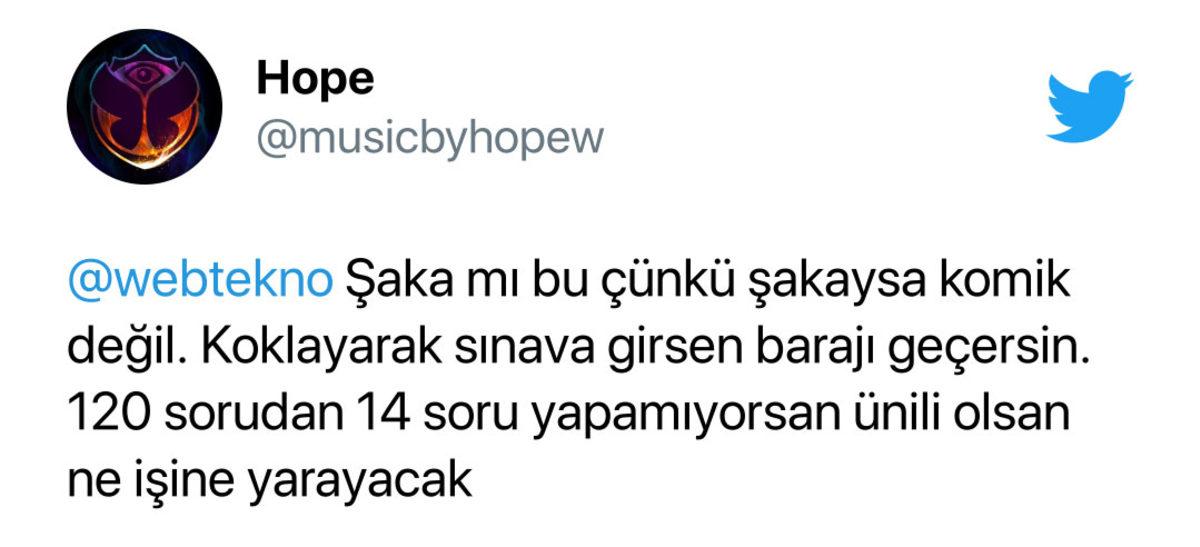 Üniversite Sınavlarındaki Baraj Puanlarının Kaldırılması Sosyal Medyada Tepki Çekti