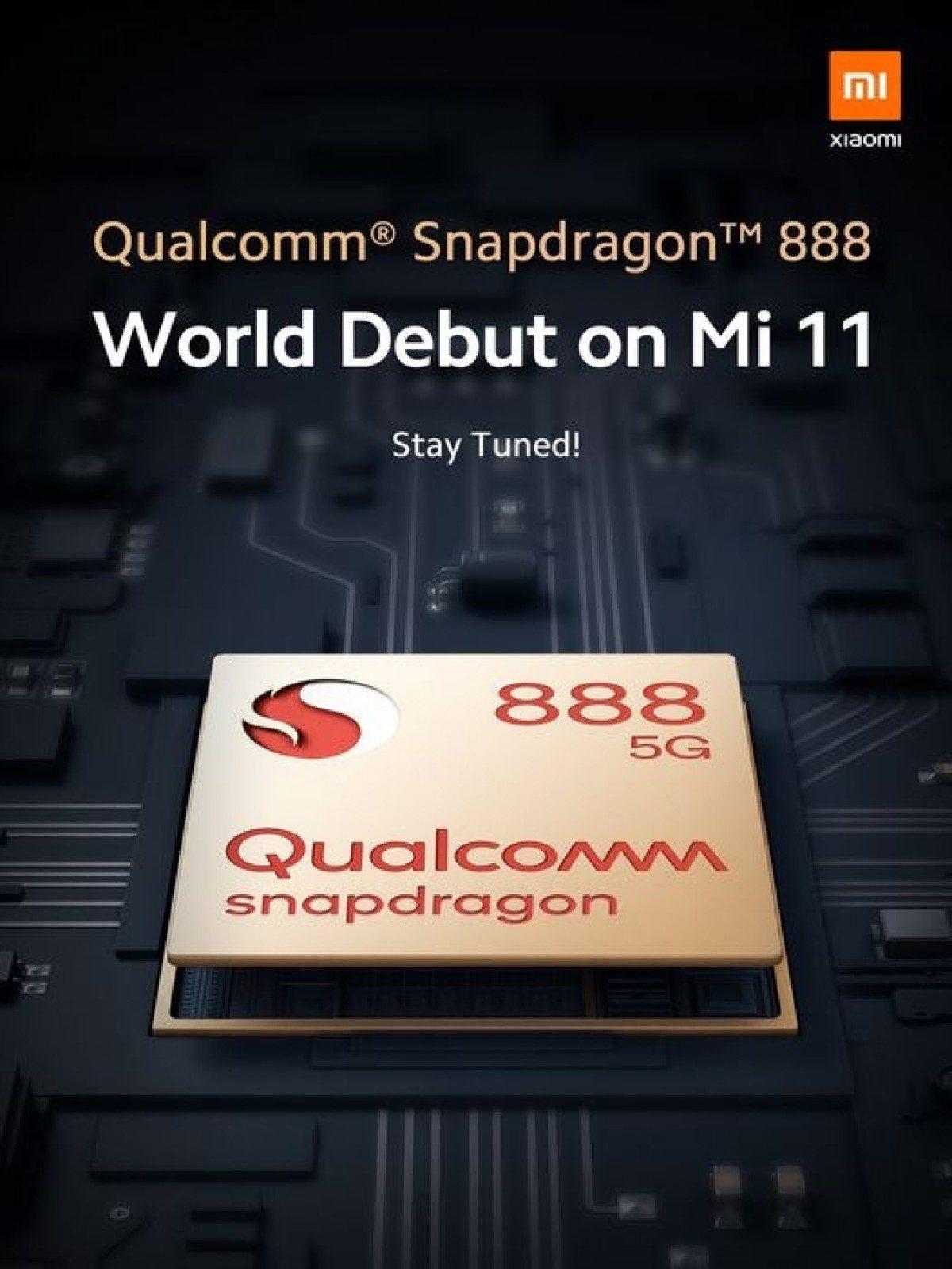 Xiaomi Mi 11, Snapdragon 888 ile Çıkacak İlk Akıllı Telefon Olacak