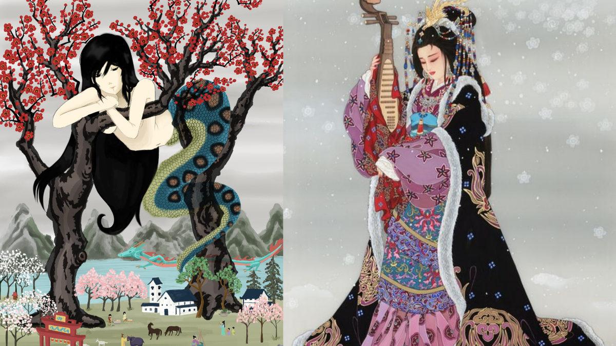 Sıkıldığı İçin İnsanı Yaratan ve Kardeşiyle Evlenen Çin Mitolojisi Tanrıçası: Nü Wa