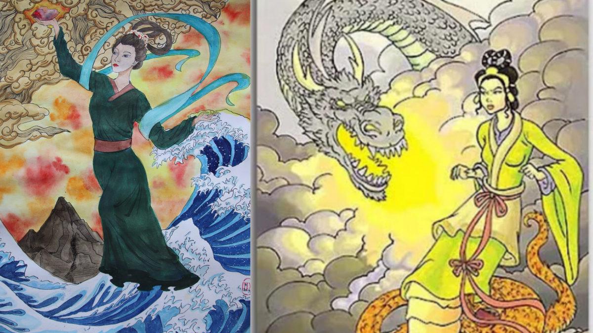 Sıkıldığı İçin İnsanı Yaratan ve Kardeşiyle Evlenen Çin Mitolojisi Tanrıçası: Nü Wa