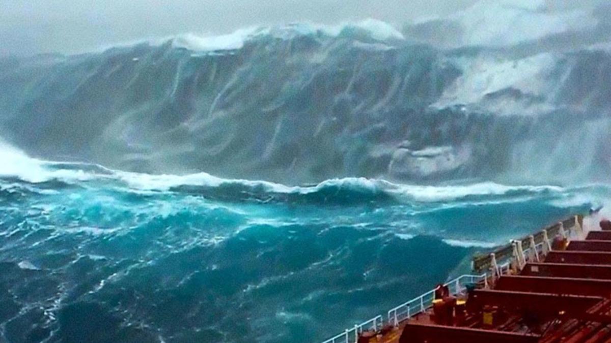 Metrelerce Yükseklikteki ‘Dev Dalga’ Rekor Kırarak Kayıtlara Geçti: Bin Yılda Bir İhtimalle Ortaya Çıkıyor