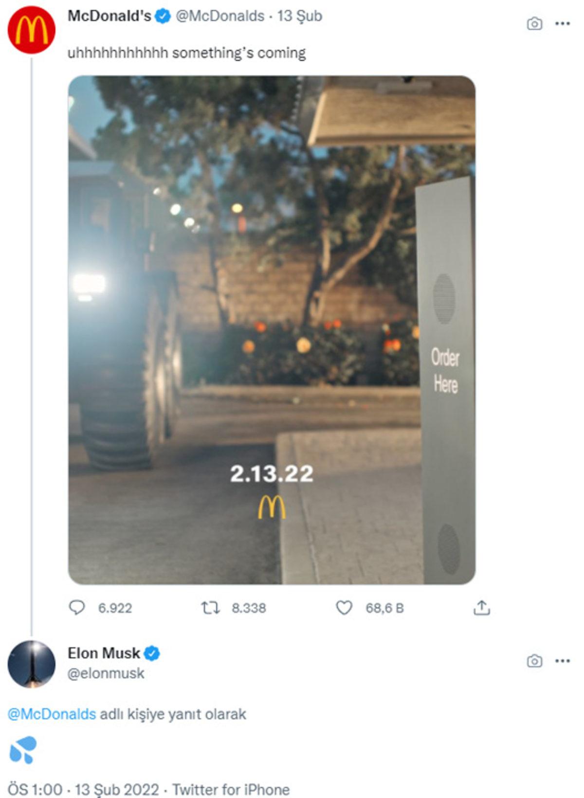 McDonalds - Elon Musk Tweetleşmesi, Dogecoin Yatırımcılarını Heyecanlandırdı