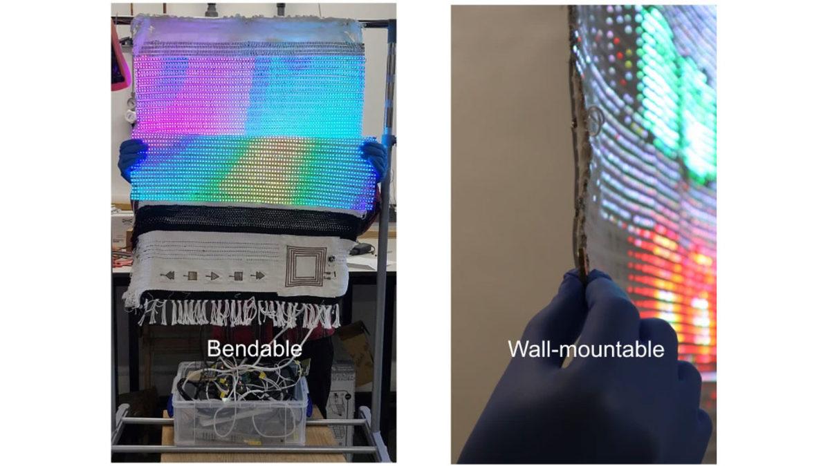 Kıyafetleri Kocaman Ekranlara Çeviren Dokuma Kumaş Geliştirildi: Her Yerde Kullanılabilir
